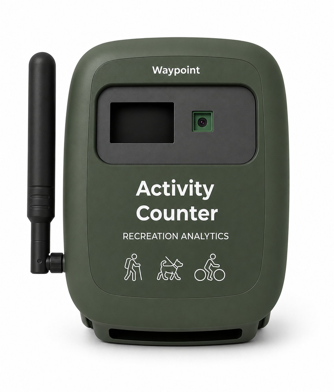 Waypoint Telemetry VisionAI One solar-powered AI trail counter
